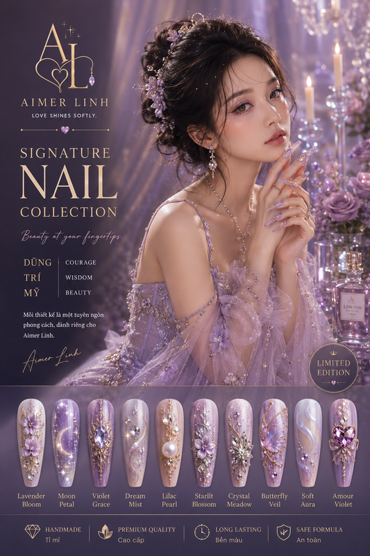 Lavender Dream Empress Press-On Nails