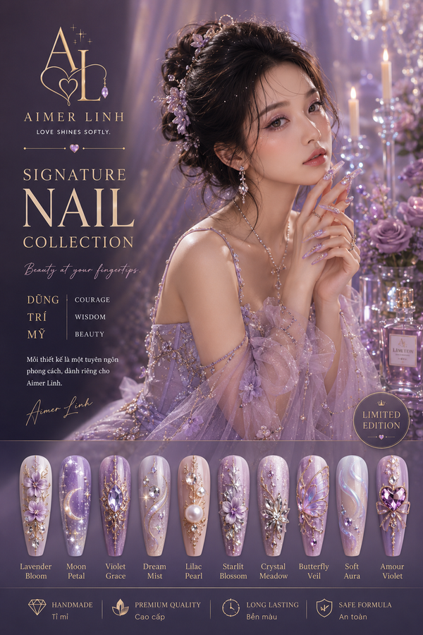Lavender Dream Empress Press-On Nails
